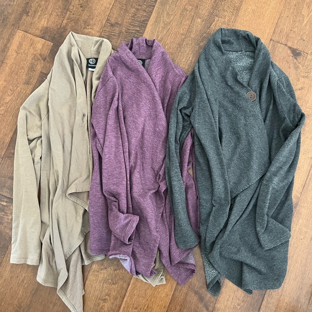 Womens Bobeau one button cardigan bundle lot size XS